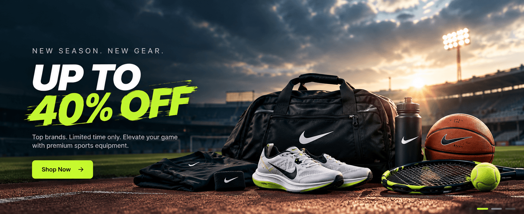 New Season Up To 40% Off - Sports Equipment Sale