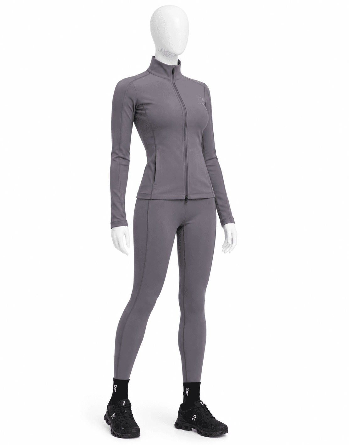 Women's Body Fitted Full-Zip Tracksuit - Selected Color View